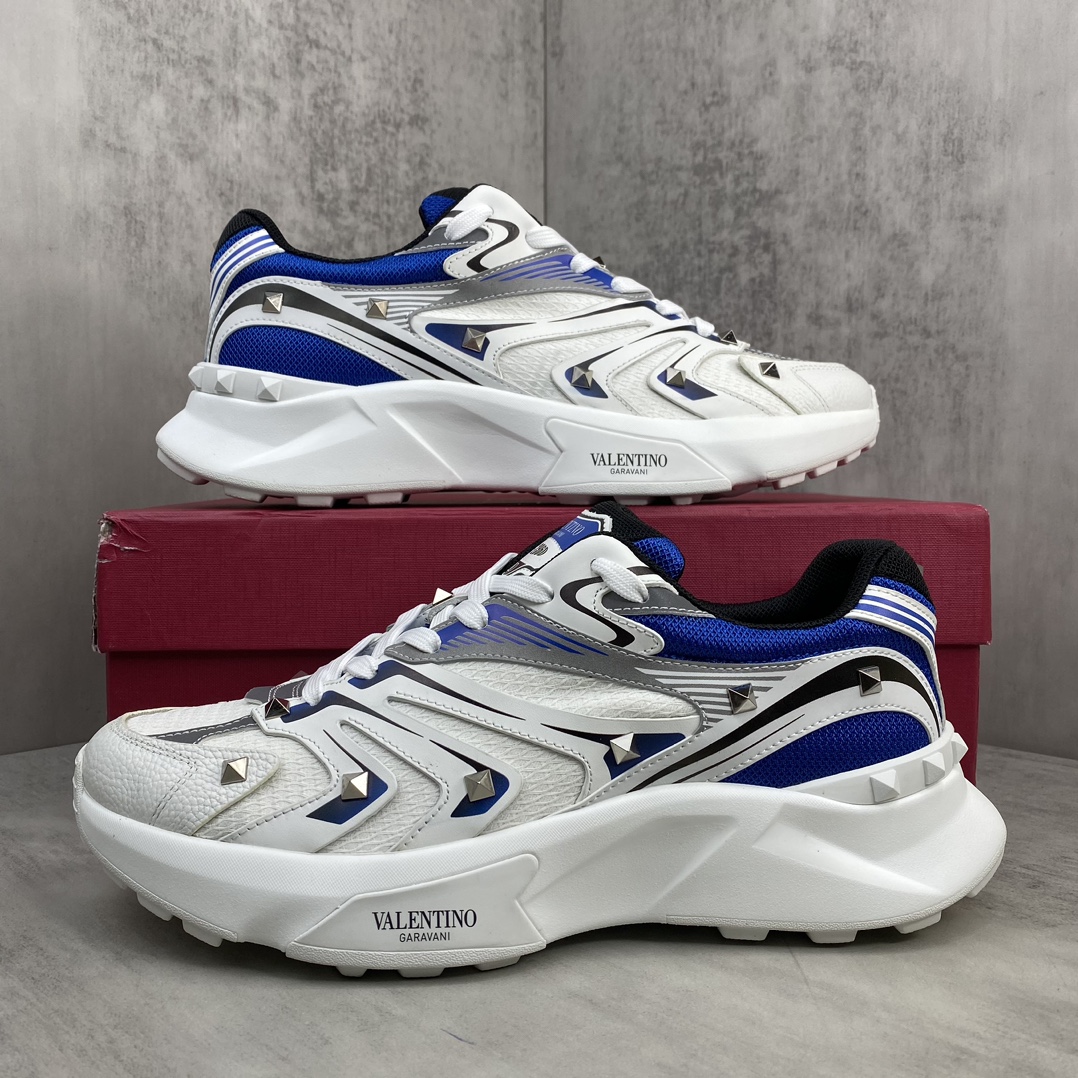 Valentino Garavani Totaloop V Sneakers White Blue