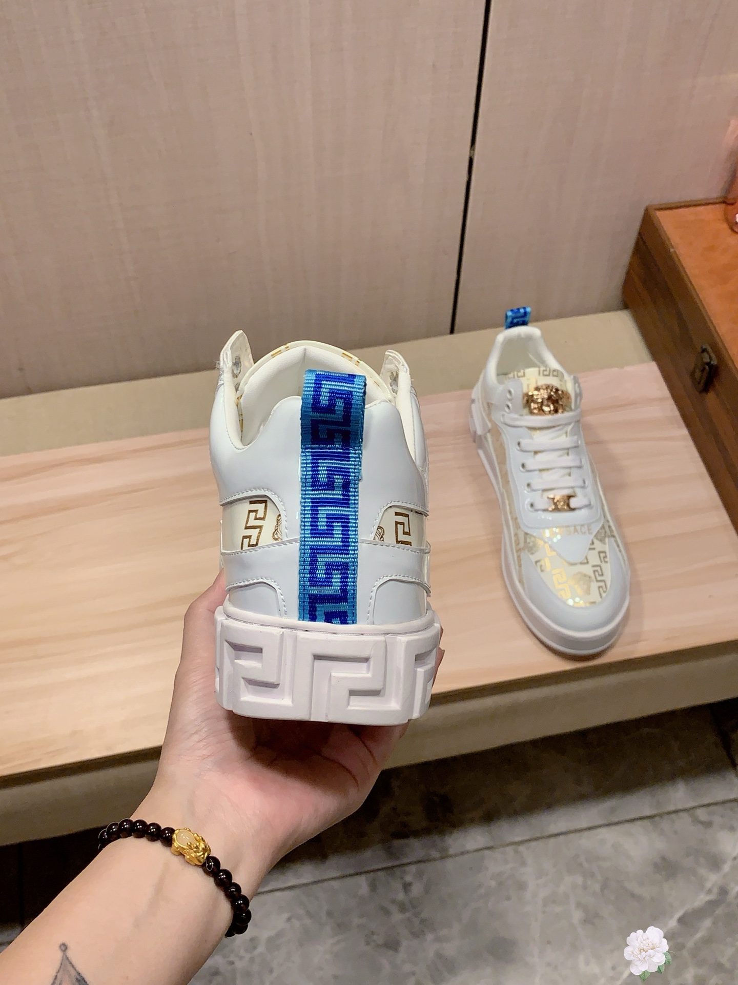 Versace Greca Medusa Low-Top Sneakers Multicolor