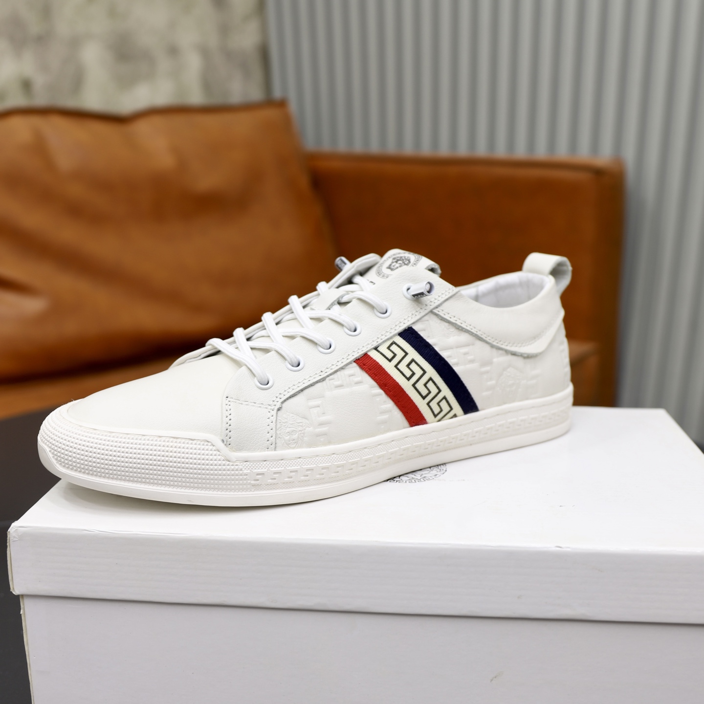Versace Medusa Low-Top Sneakers White