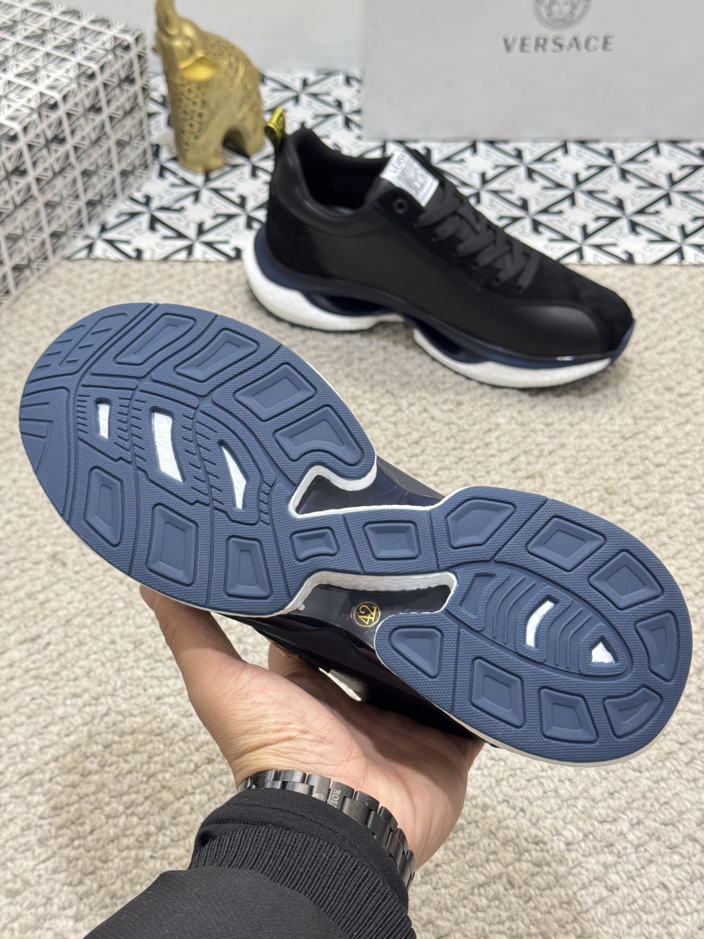 Versace Medusa Low-Top Sneakers Black
