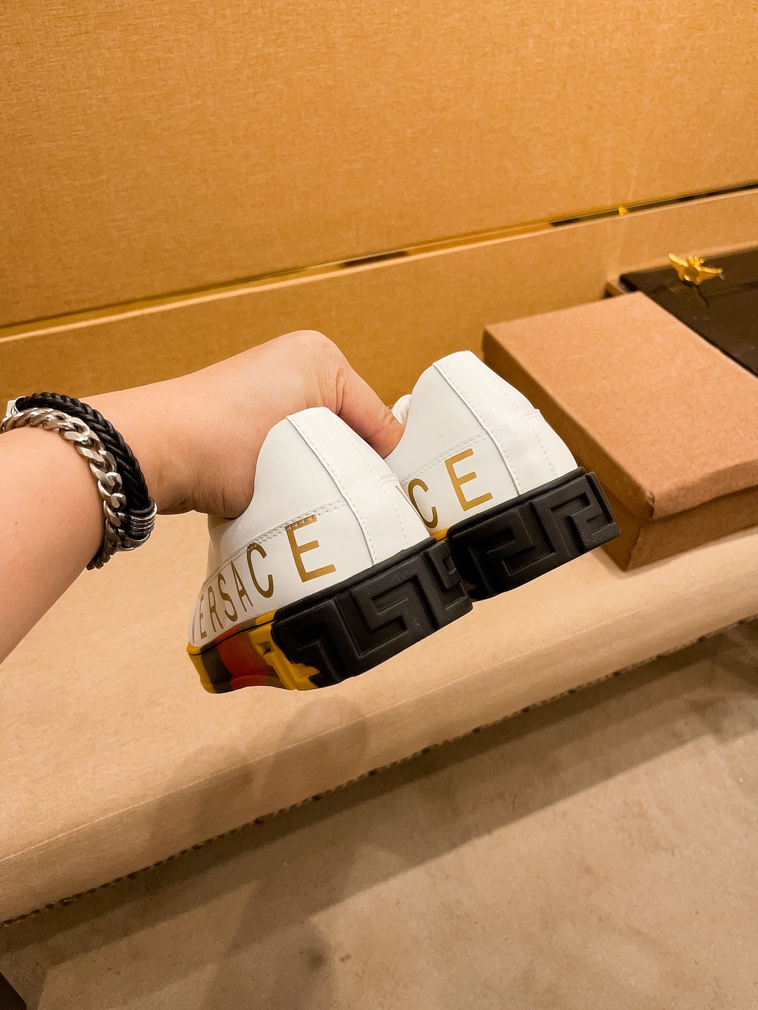 Versace Medusa Low-Top Sneakers Multicolor