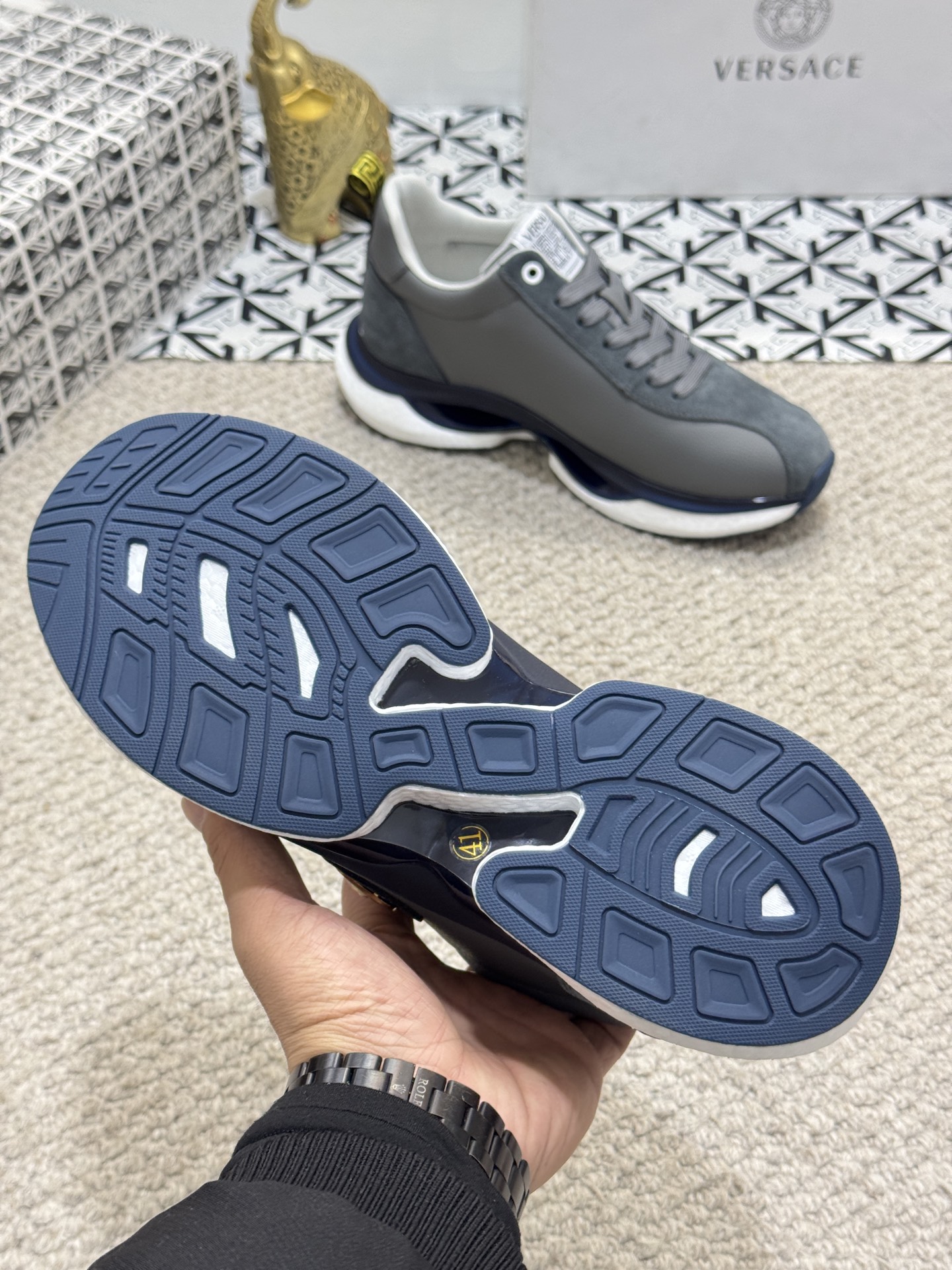 Versace Runner Sneakers Gray