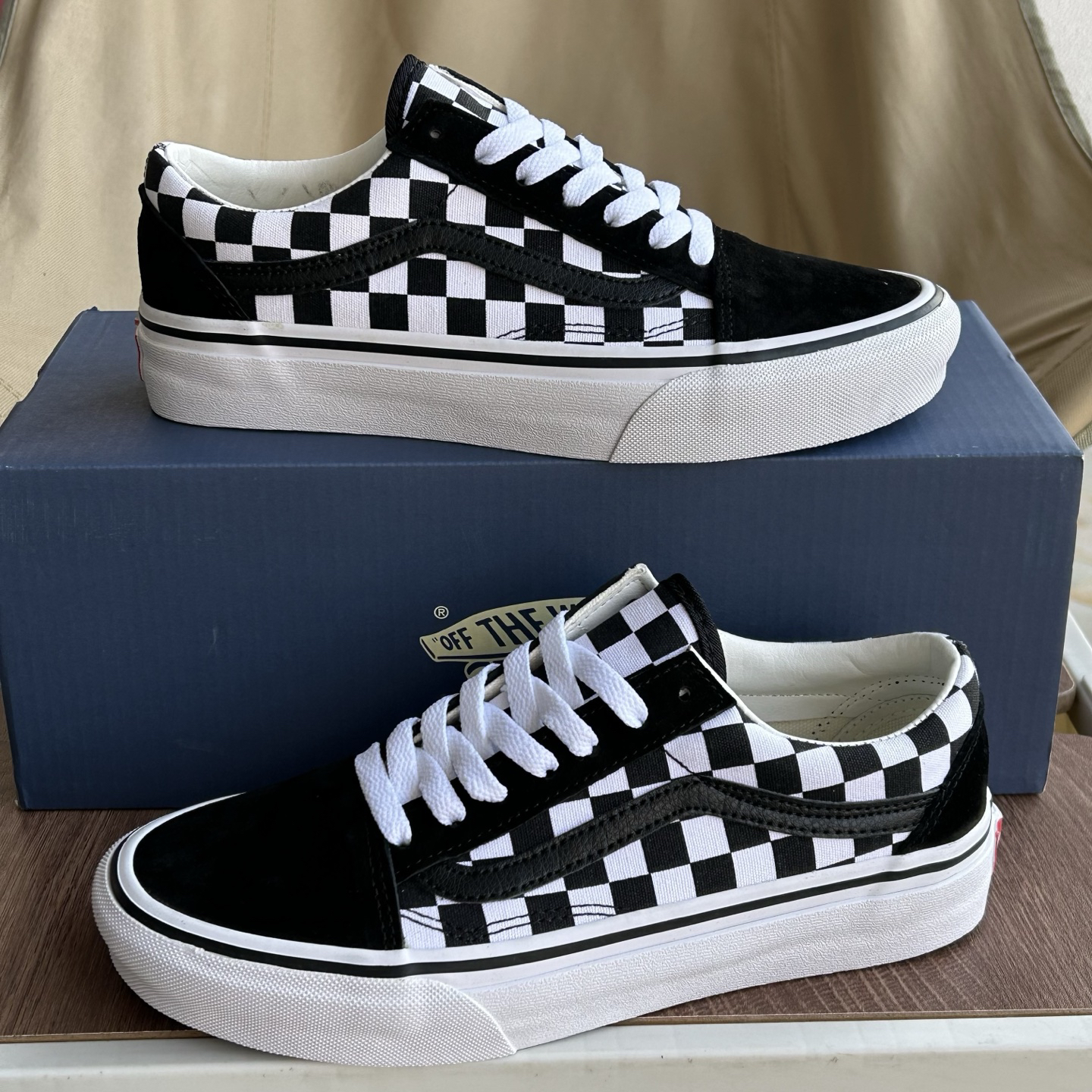 Vans Old Skool Low-Top Skate Shoes Black/White