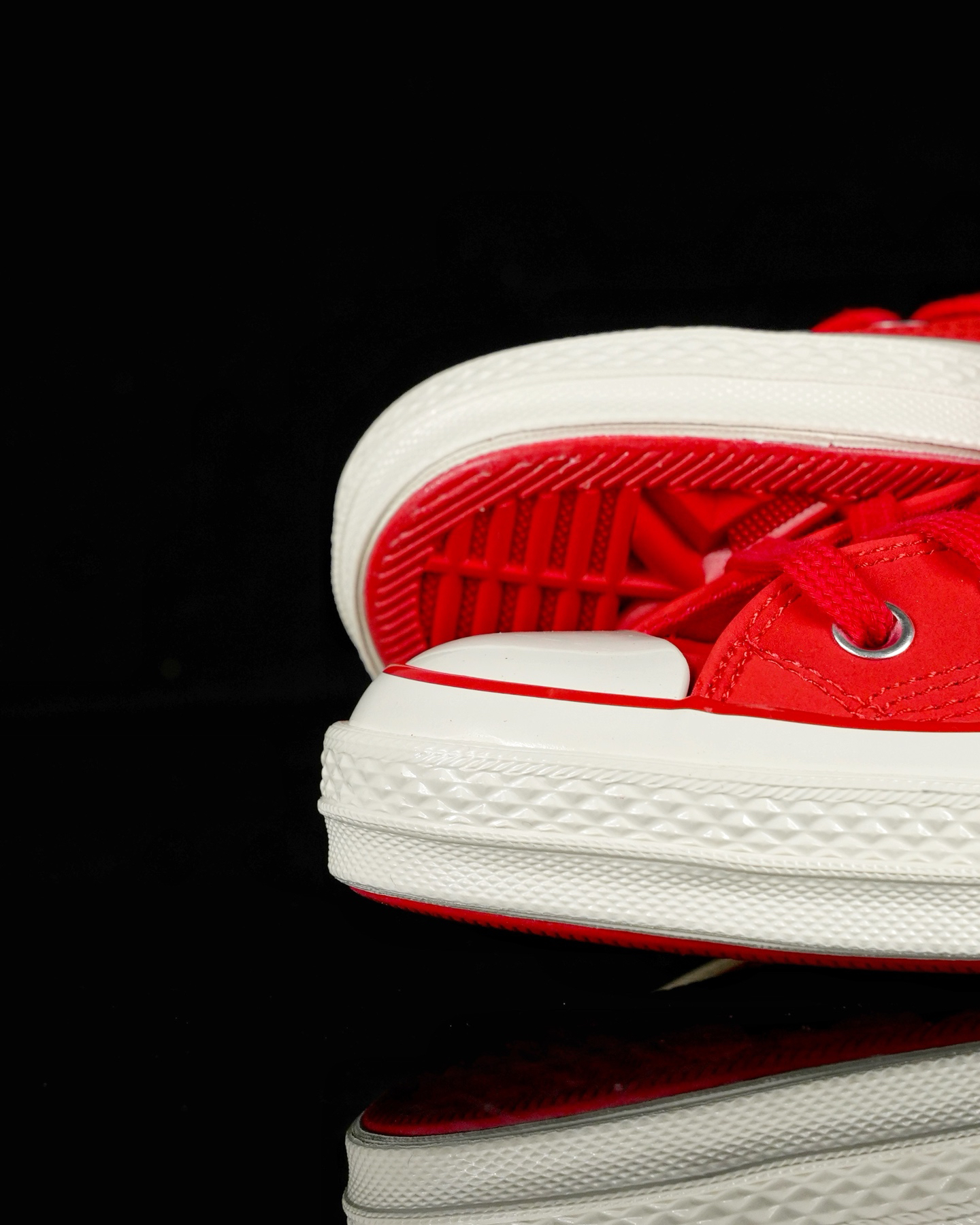 Converse Chuck 70 Christmas Suede High Tops Red