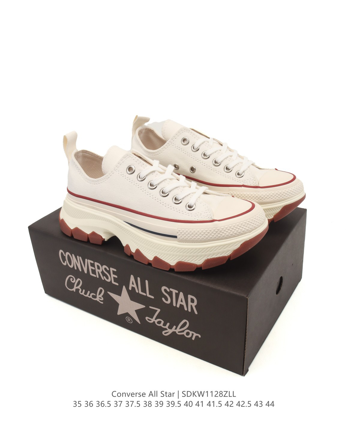 Converse All Star Platform Low-Top Sneakers Beige