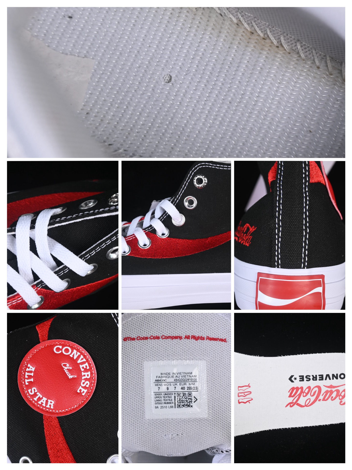Converse x Coca-Cola Chuck 70 High Top Sneakers Black/Red/White