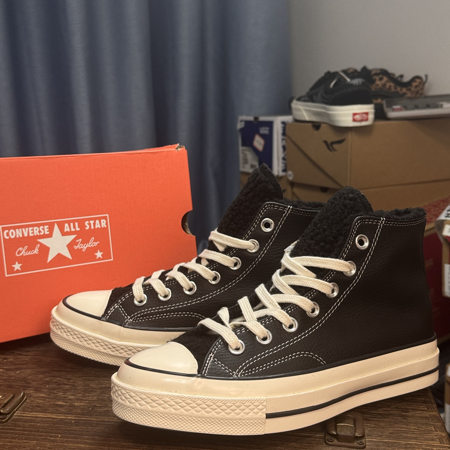 Converse Chuck Taylor All Star 1970s Sherpa High-Top Sneakers Black