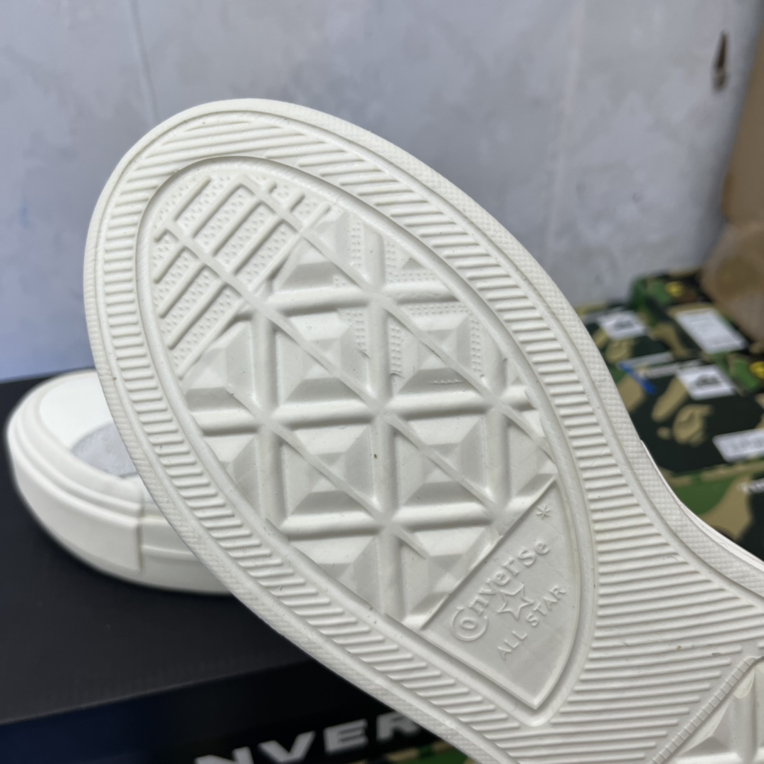 Converse All Star Deconstructed Platform Sneakers White