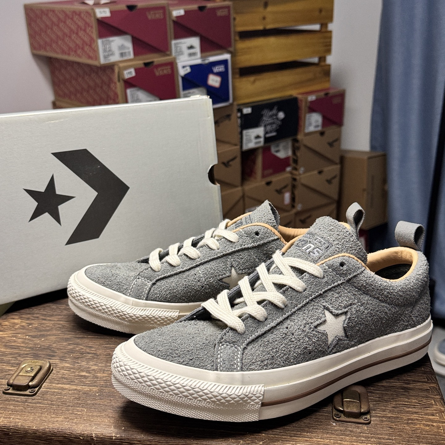 Converse One Star Pro Suede Skate Shoes Grey