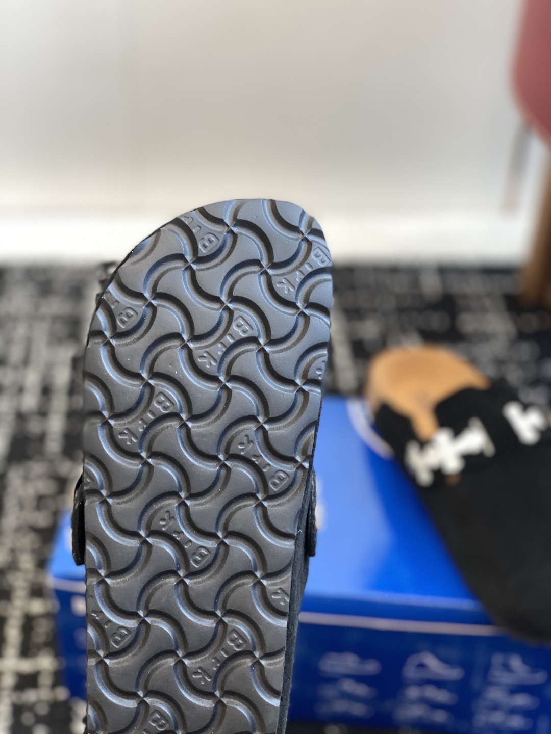 Birkenstock Chrome Hearts Clog Slides Black