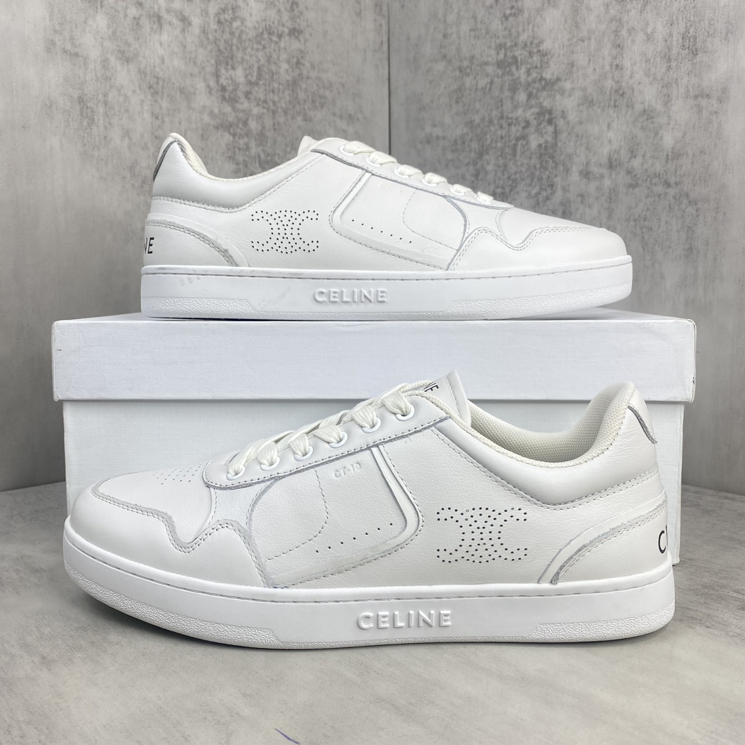 Celine CT-10 Low Sneakers White