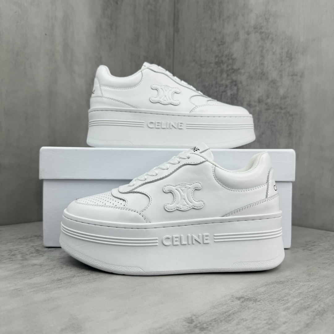 Celine Platform Sneakers White