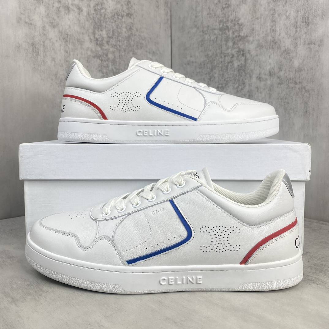 Celine CT-10 Low Sneakers White