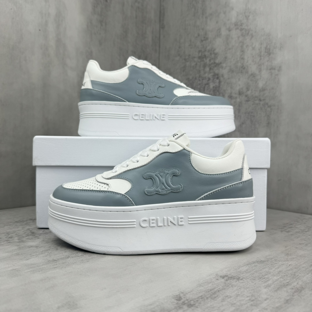 CELINE Platform Sneakers Blue/White