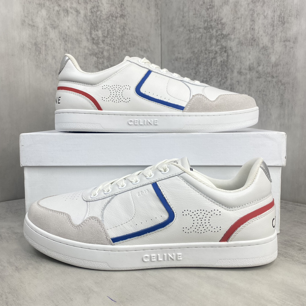 Celine CT-10 Low Sneakers White