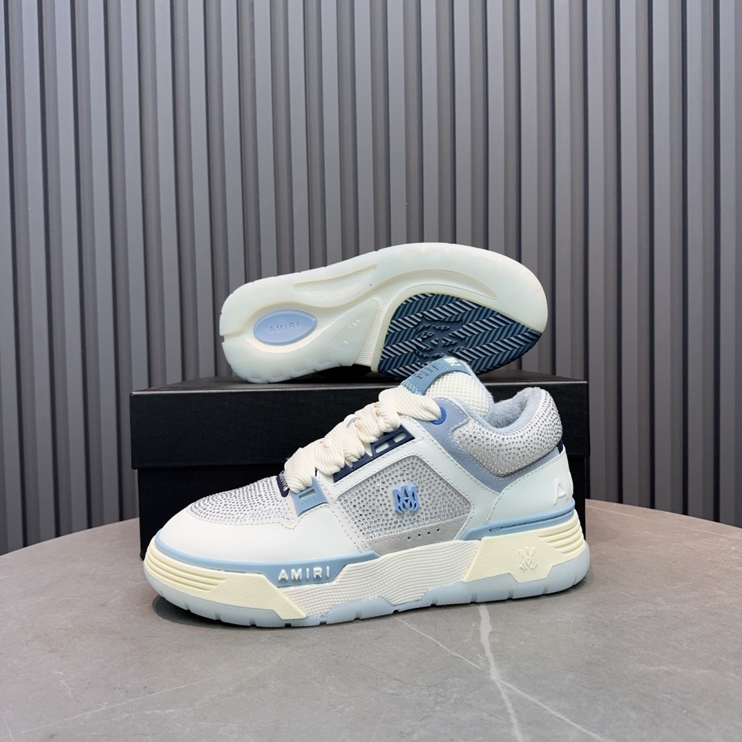 Amiri Crystal Low Sneakers Blue