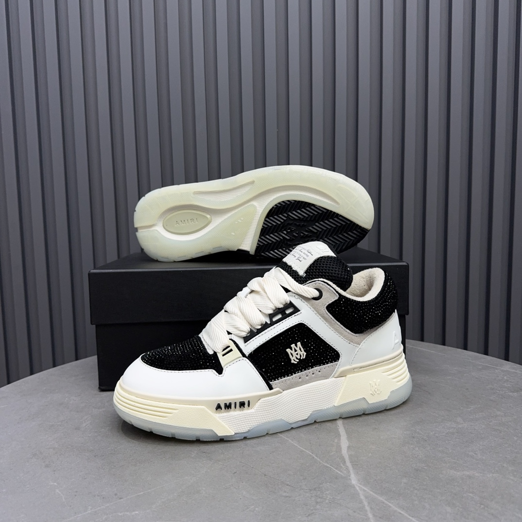 AMIRI Low-Top Sneakers Black/White