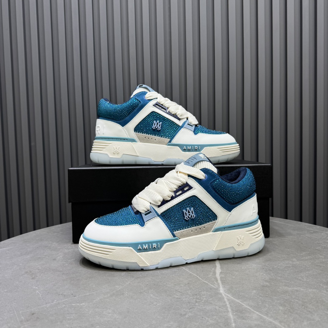 AMIRI Skel Top Low Sneakers Blue