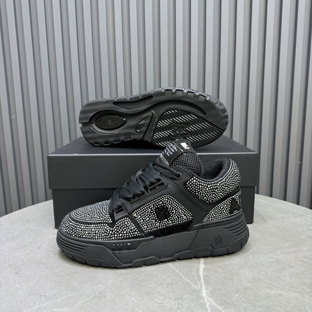 AMIRI Crystal Low Sneakers Black