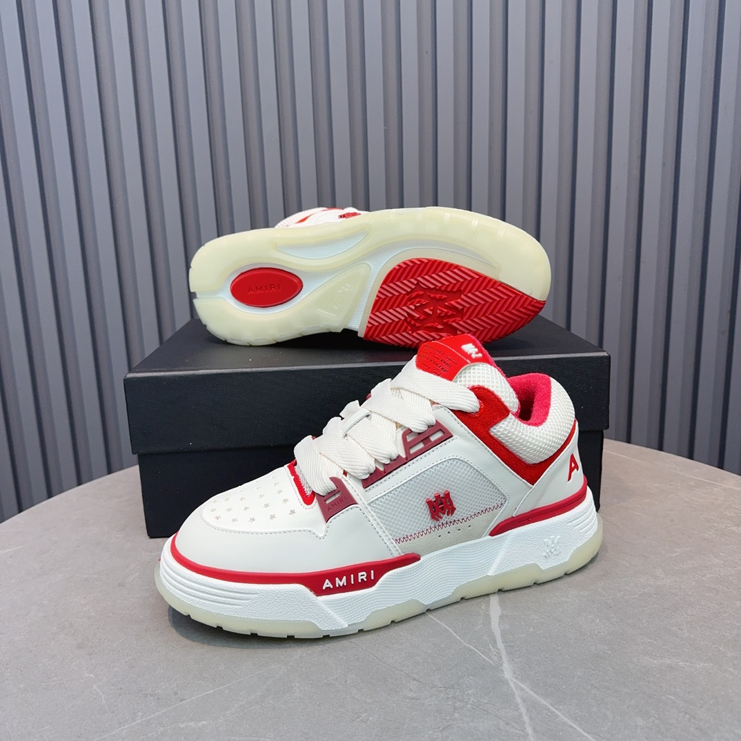 Amiri Low-Top Sneakers White/Red
