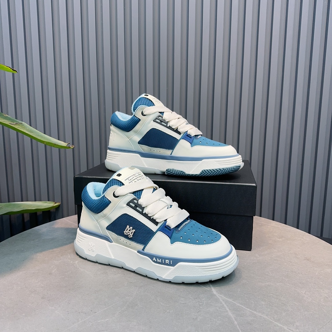AMIRI Low-Top Sneakers Blue White