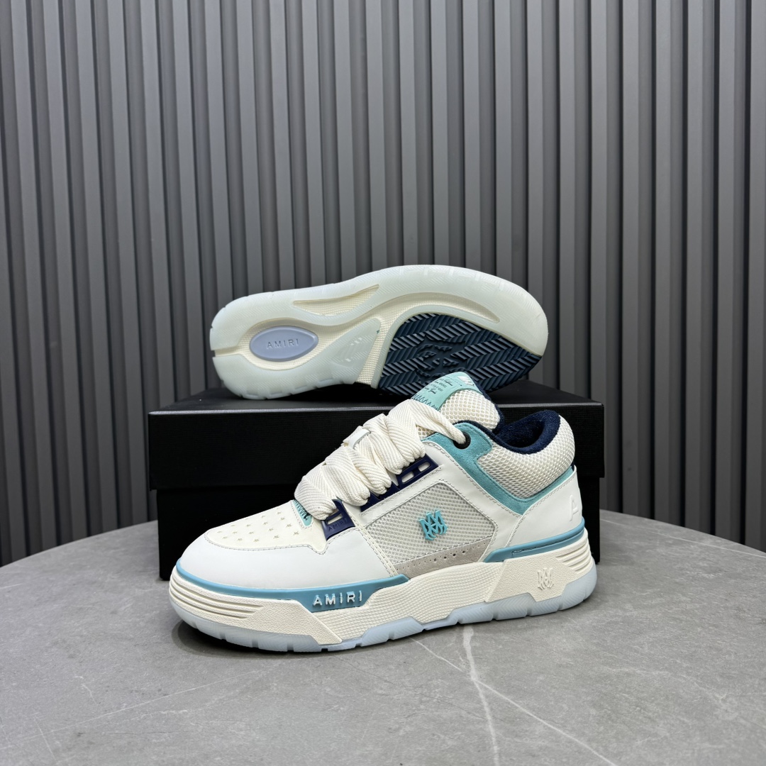 AMIRI Low-Top Sneakers White Blue