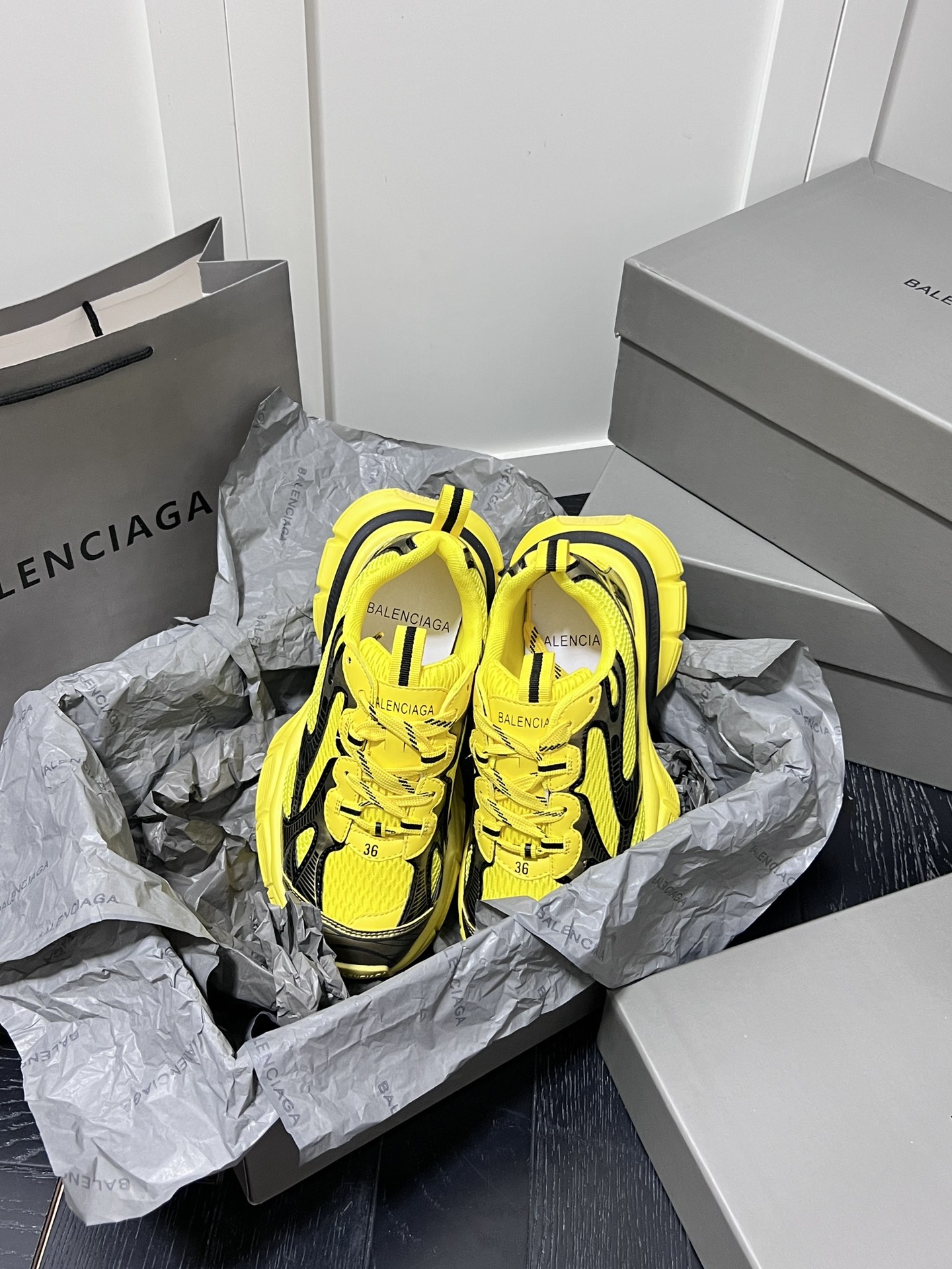 Balenciaga Track Sneaker Yellow
