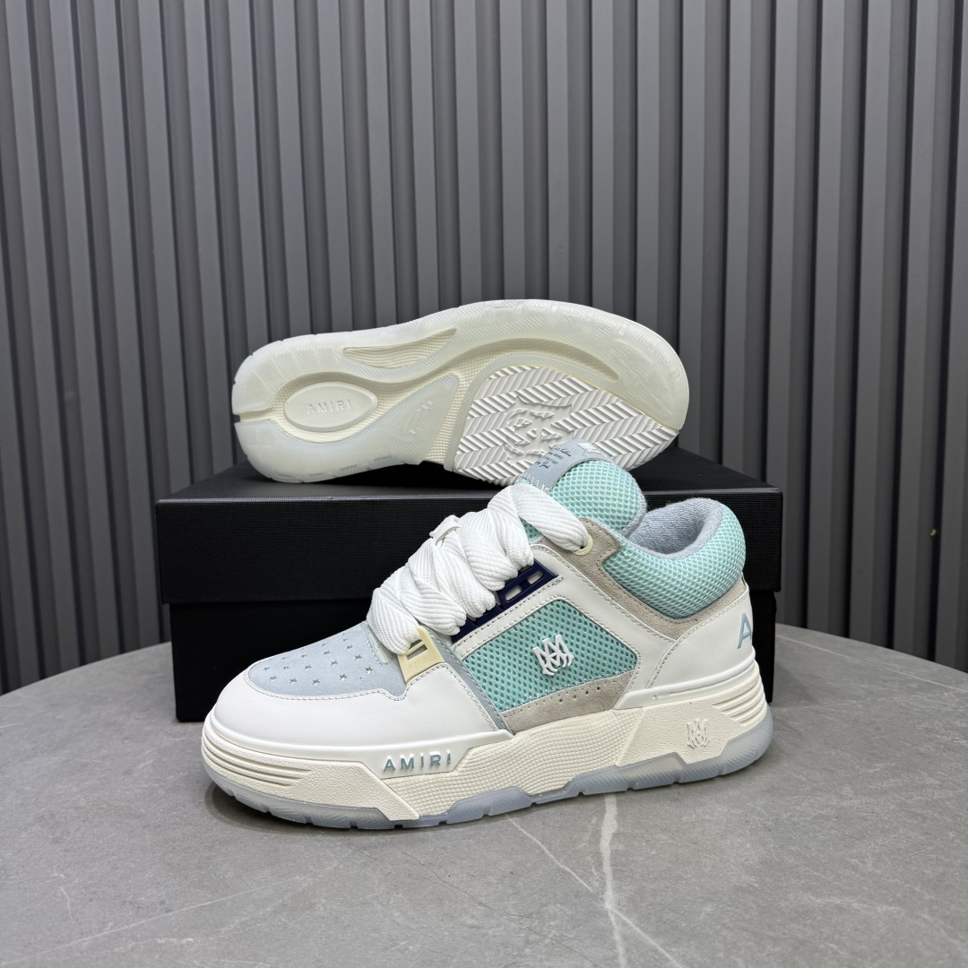 AMIRI Low-Top Sneakers White/Blue