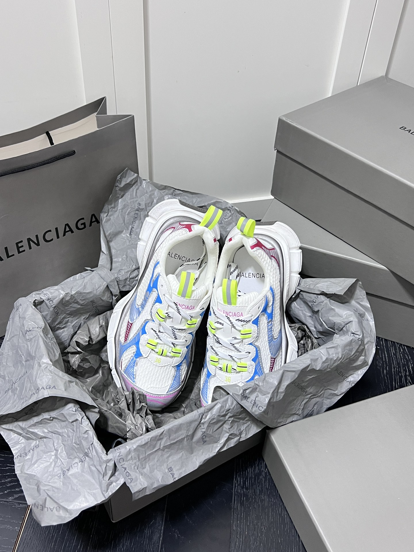 Balenciaga Triple S Dad Sneakers Multi