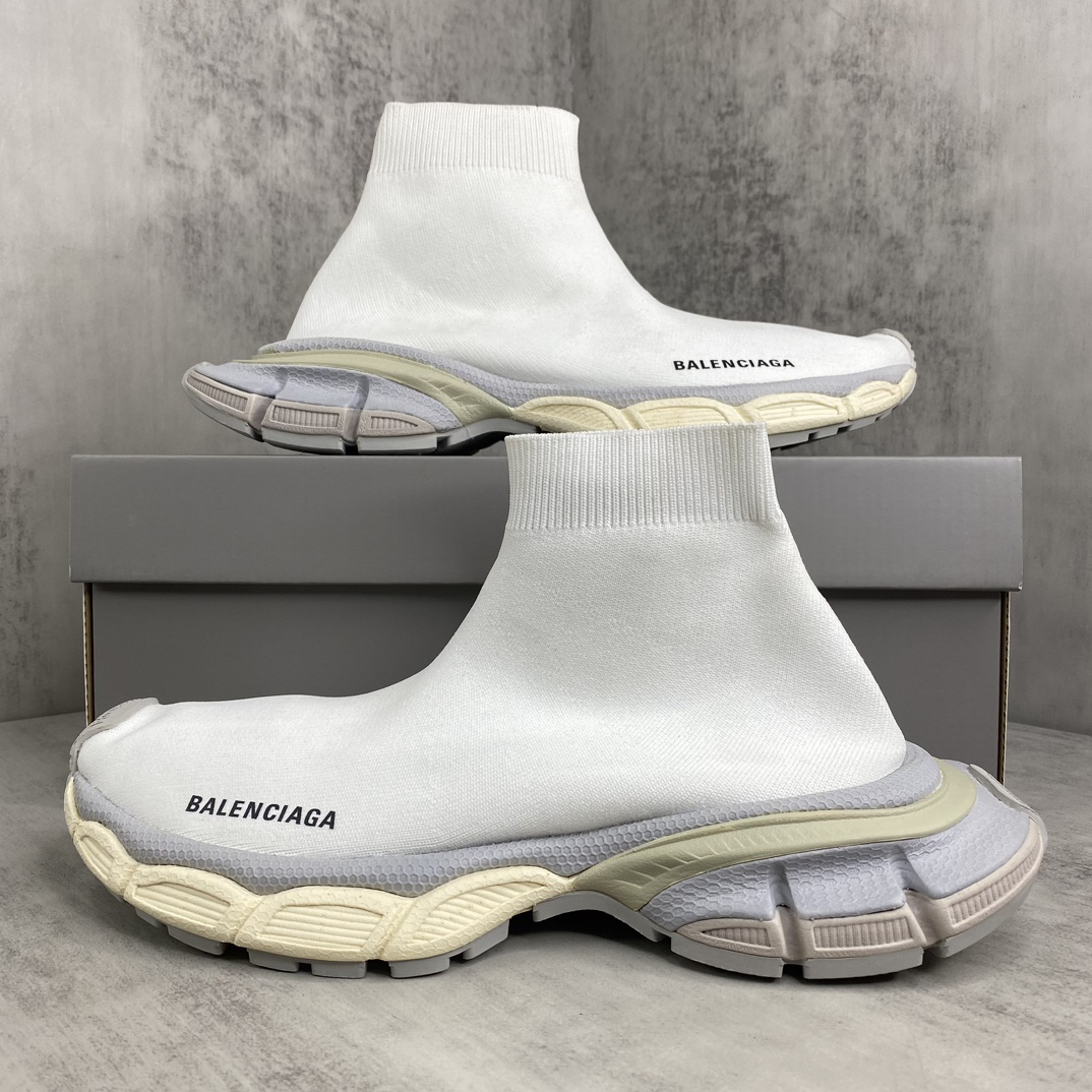 Balenciaga 3XL Sock Sneakers White