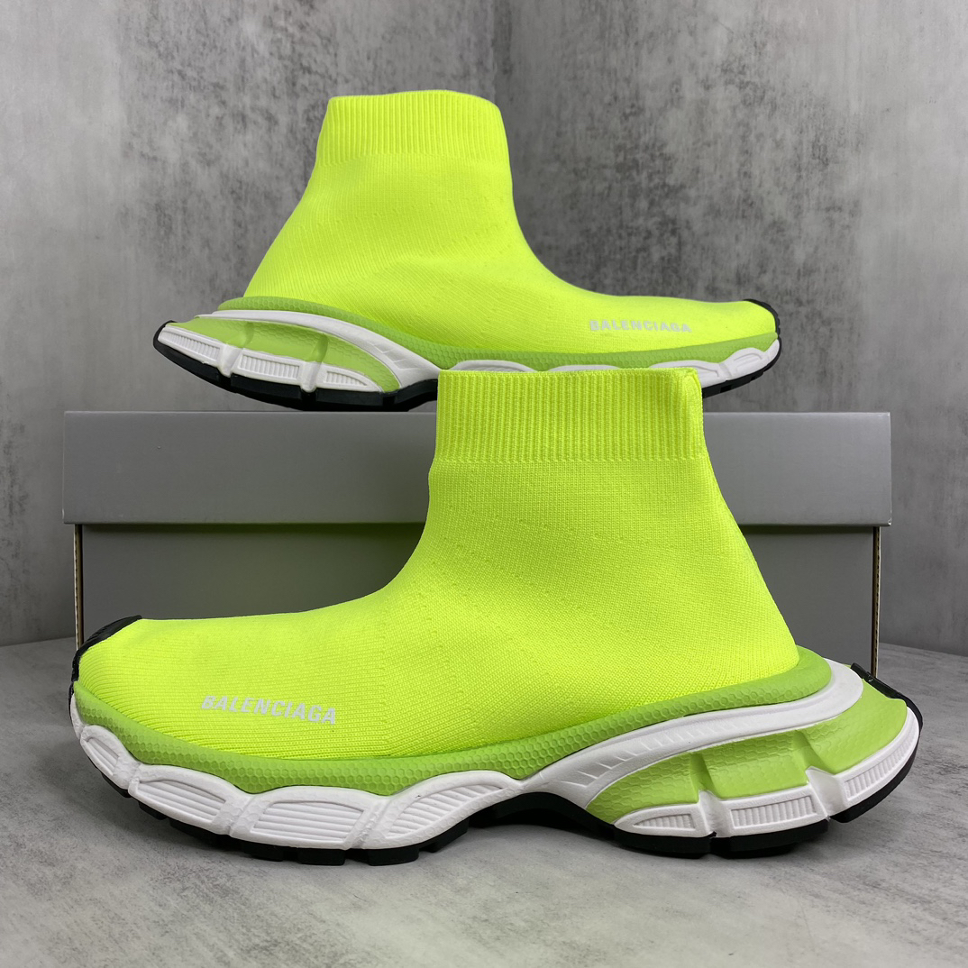 Balenciaga 3XL Sock Sneaker Neon Yellow