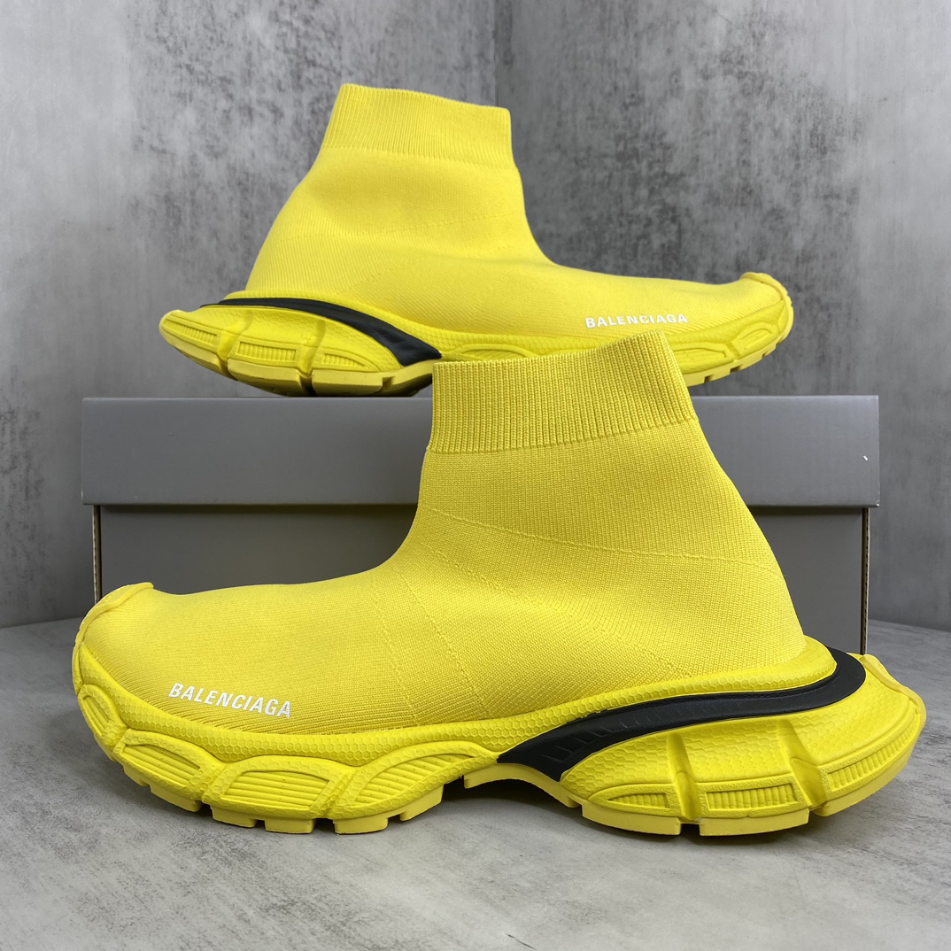 Balenciaga 3XL Sock Sneakers Yellow