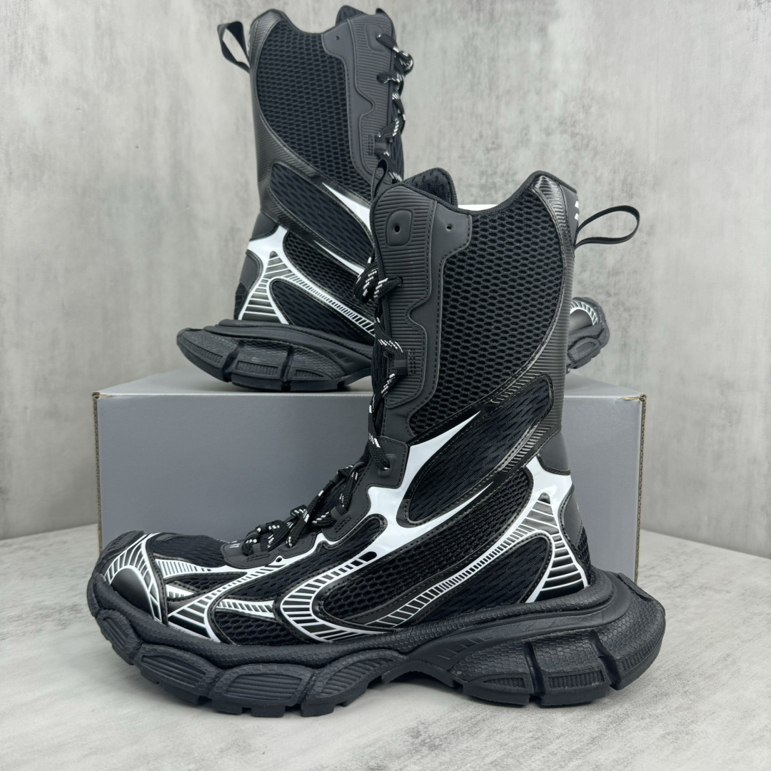 Balenciaga 5XL High-Top Sneakers Black/White