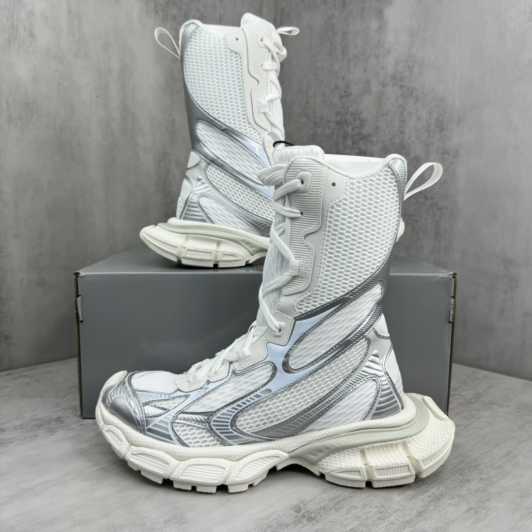 Balenciaga 5XL High-Top Sneakers White/Silver