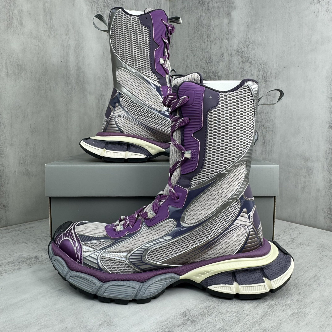 Balenciaga 5XL High-Top Sneakers Purple