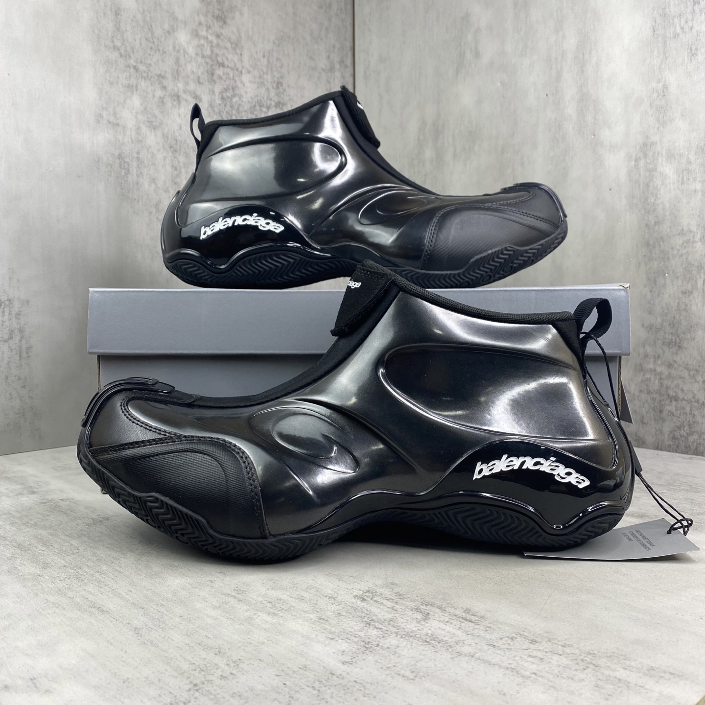 Balenciaga Zip Basketball Shoes Black