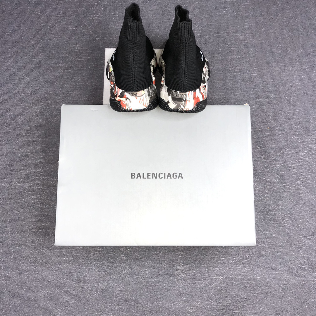 Balenciaga Speed Sock Sneakers Black