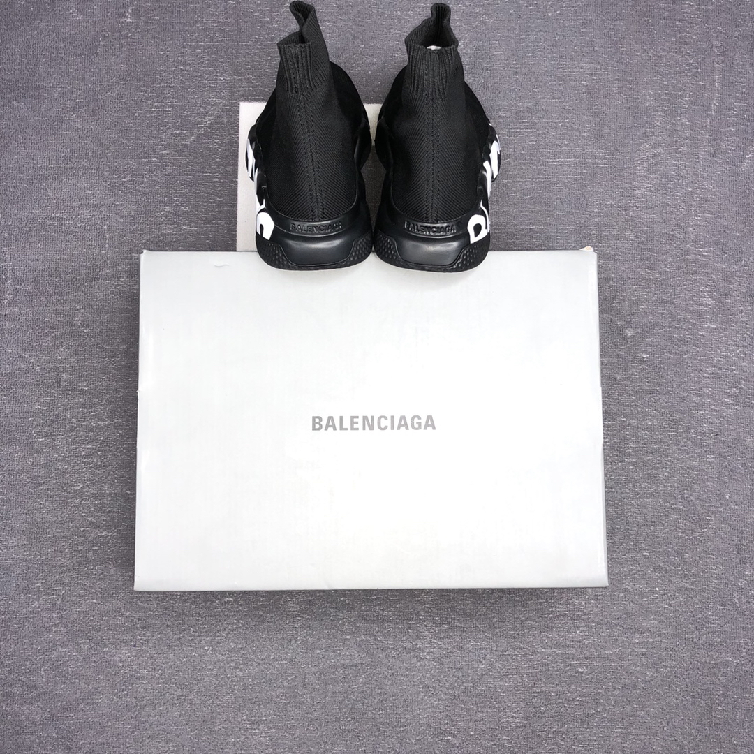 Balenciaga Speed Sock Sneakers Black