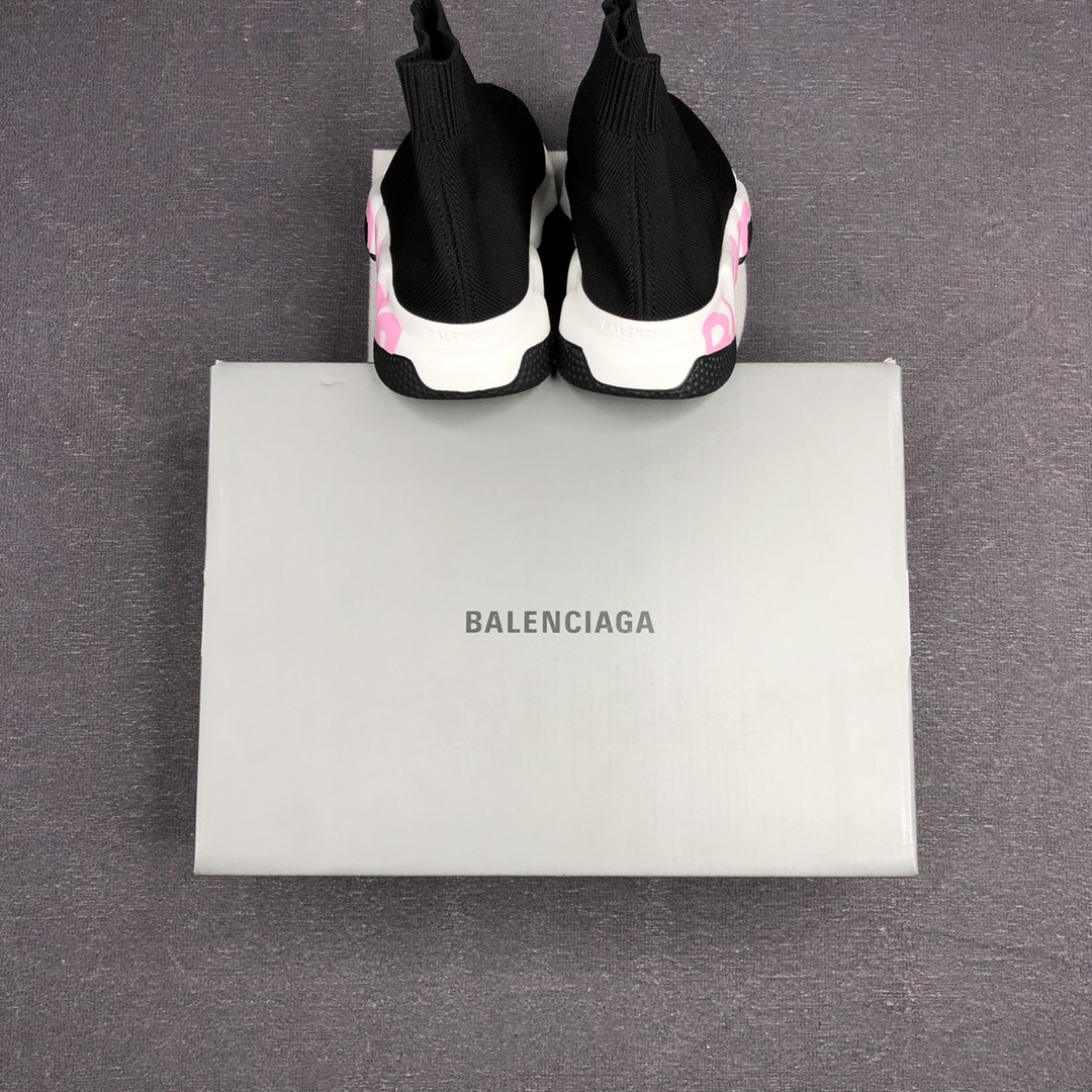 Balenciaga Speed Sock Sneakers Black