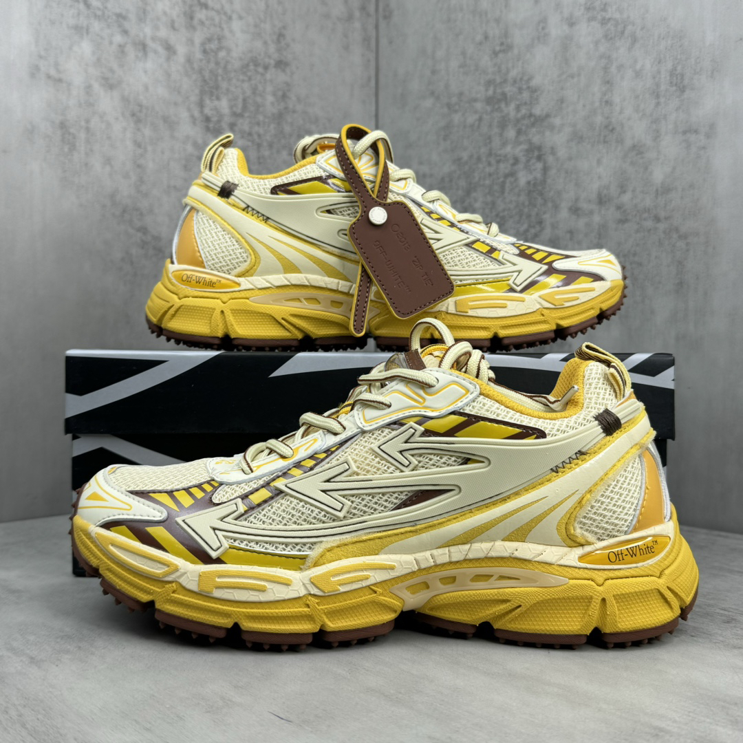 Off-White Co Virgil Abloh Sneakers Yellow