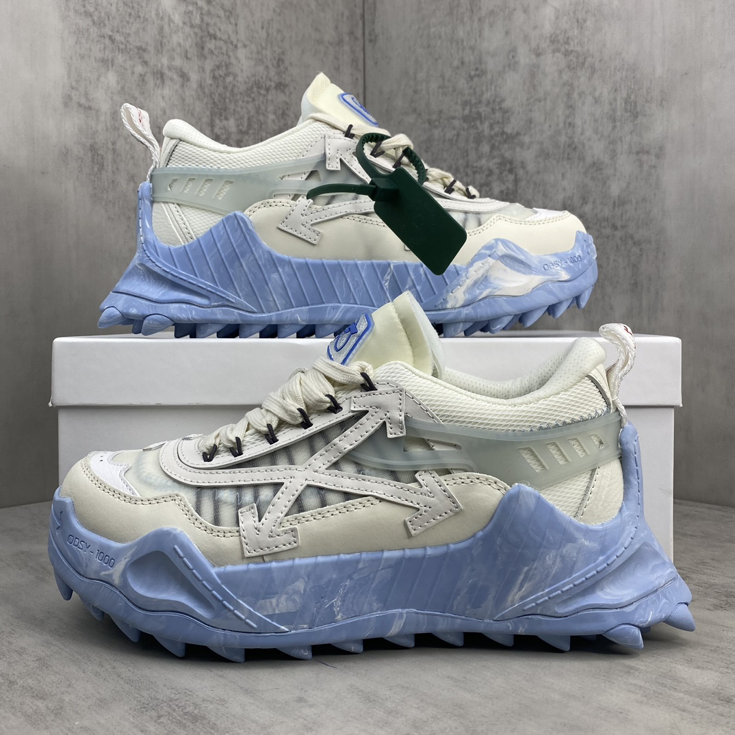 Off-White ODSY 1000 Trail Sneakers White/Blue