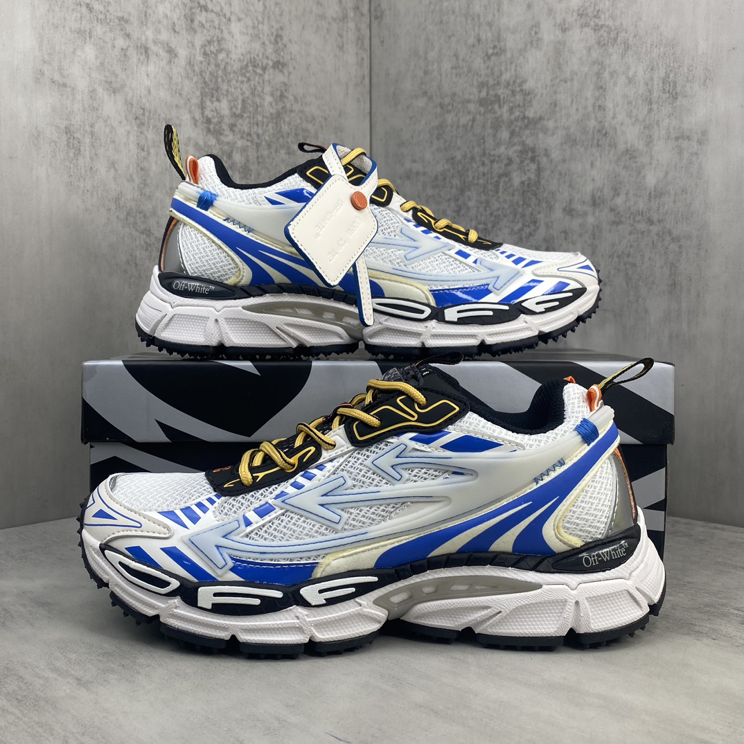 Off-White CO-V Trail Sneakers Blue/White