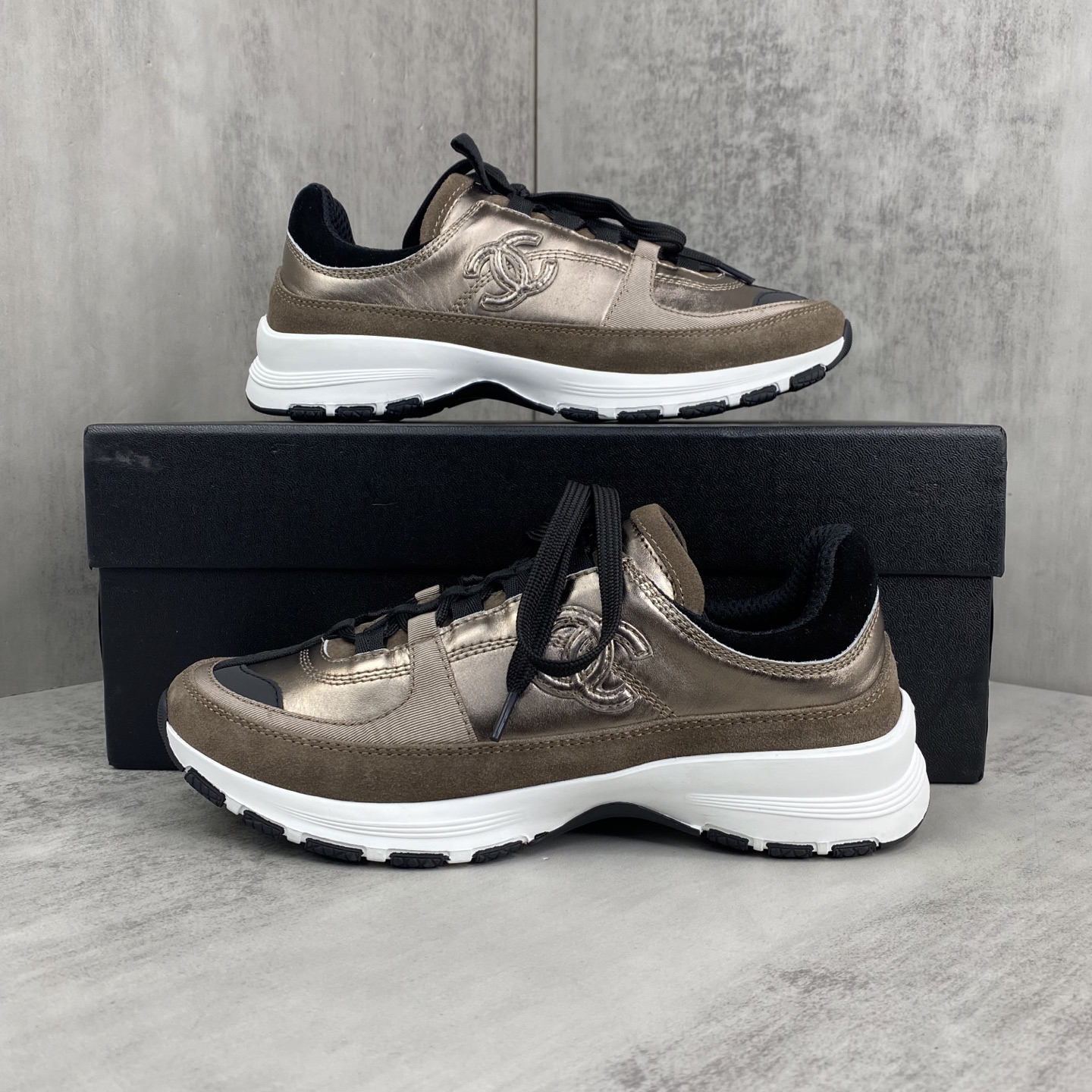 Chanel Chunky Sneakers Bronze