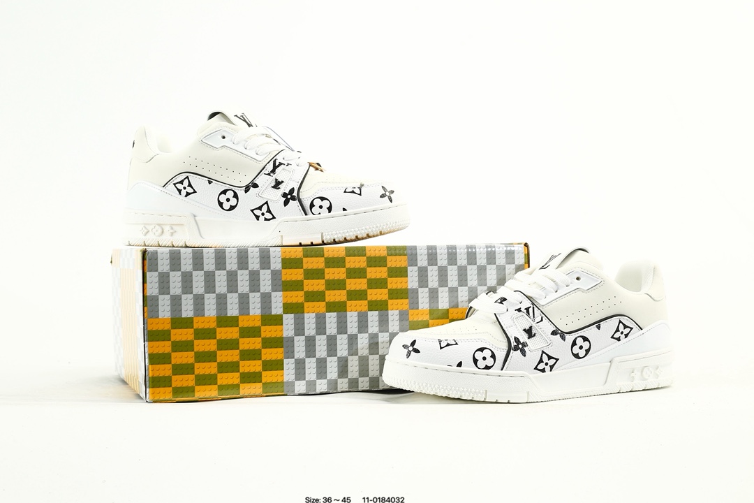 Louis Vuitton Trainer Low Sneaker White