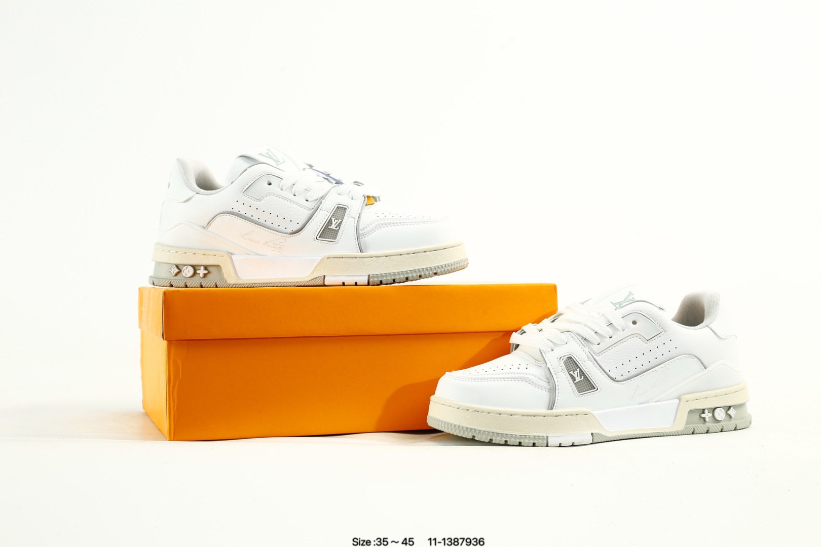 Louis Vuitton Trainer Low Sneaker White