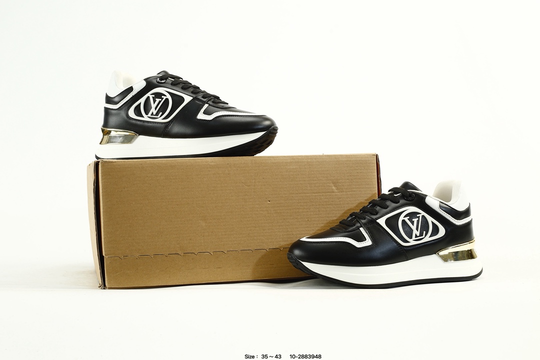 Louis Vuitton Run Away Lift Sneakers Black/White