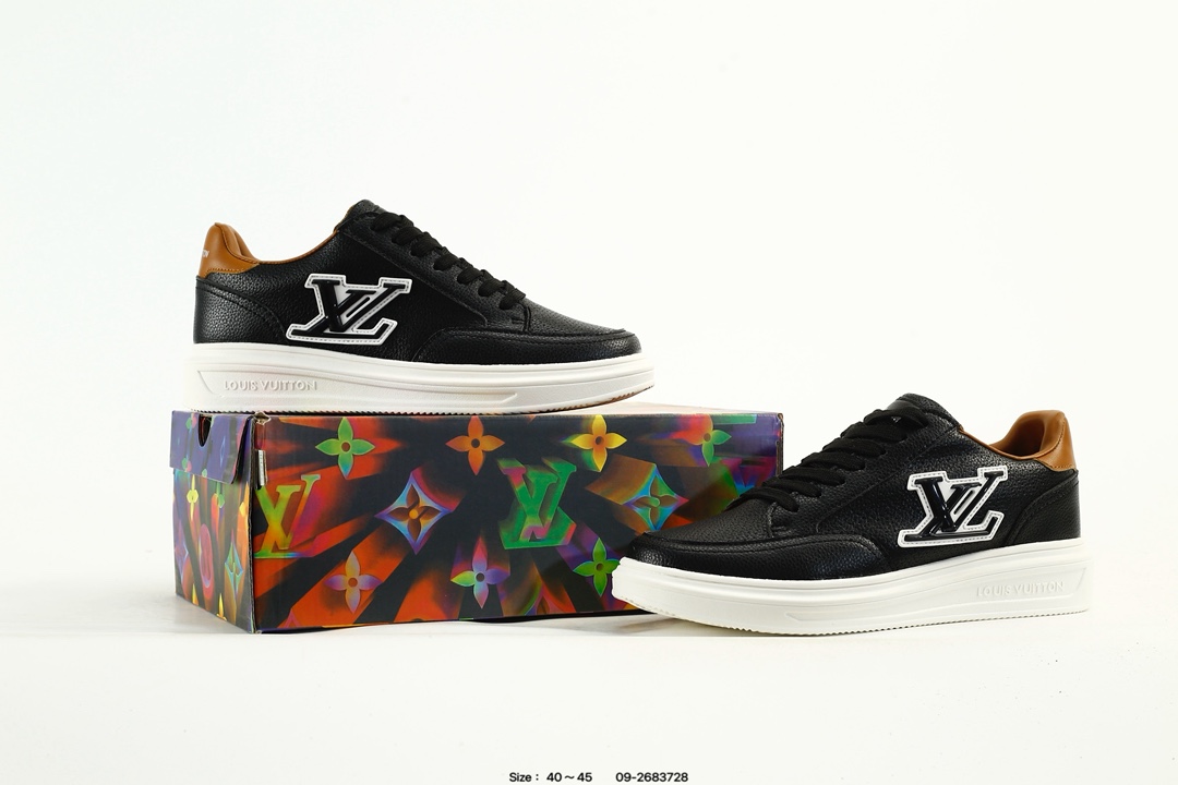 Louis Vuitton Beverly Hills Low-Top Sneakers Black/Brown