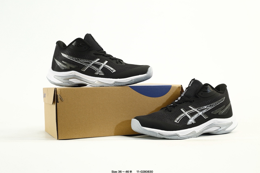 ASICS Netburner Ballistic FF 4 Court Shoes Black/White