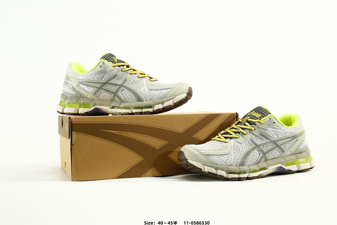 Asics Gel-Kayano 20 Running Shoes Grey/Volt