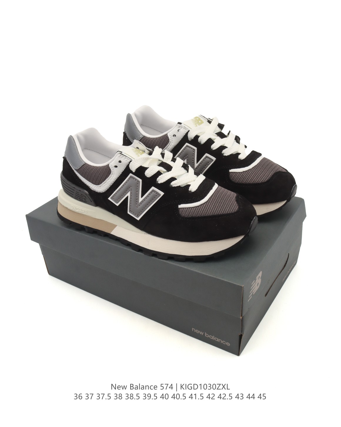 New Balance 574 Retro Sneakers Black/Gray